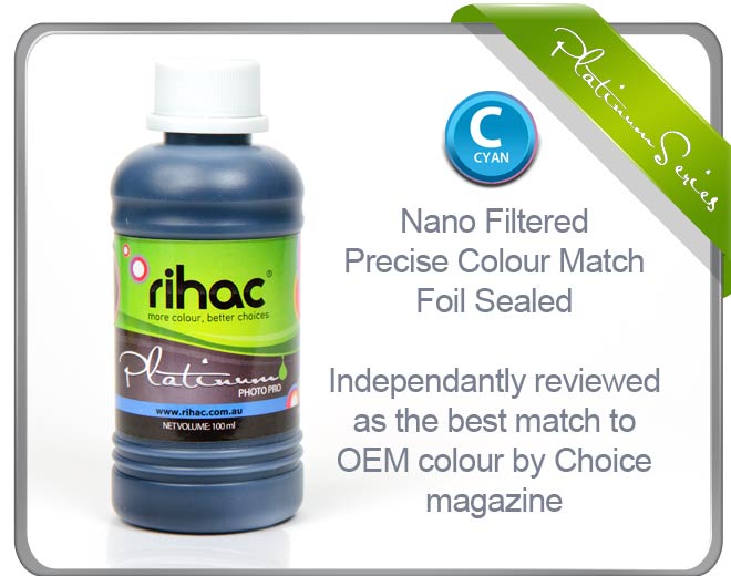 100ml Cyan ink- To suit CLI-521 Series Canon