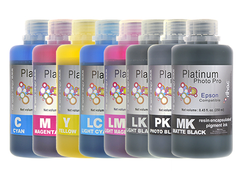 Photo Pro 8 x 250ml Pigment Ink for Epson Stylus Pro 4000
