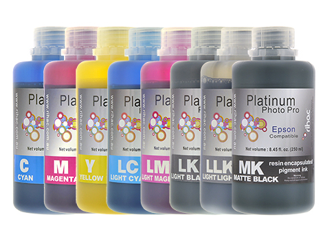 Photo Pro 8 x 250ml Pigment Ink for Epson Stylus Pro 4800 (MK Kit)