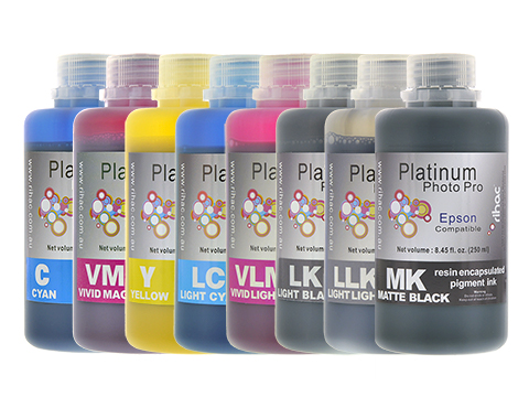 Photo Pro 8 x 250ml Pigment Ink for Epson Stylus Pro 4880 (MK Kit)