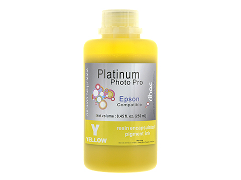 Photo Pro 250ml Yellow Pigment Ink for Epson Epson B-300, B-310, B-500 & B-510DN