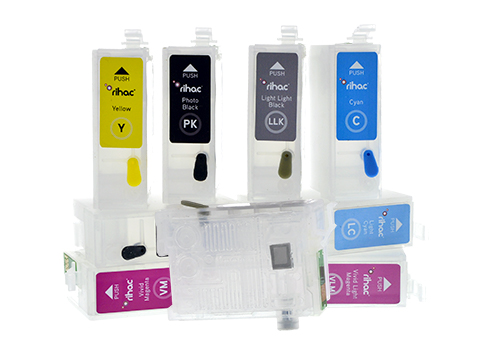 Epson Stylus Photo R3000 Refillable Ink Cartridge 100ml Starter kit T1571-T1579 with Pigment Ink
