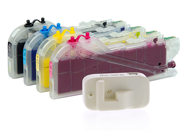 Rihac Refillable ink cartridges for Brother MFC-J5330DW MFC-J5730DW MFC-J6530DW MFC-J6730DW MFC-J6930DW for LC3317 LC3319 ink cartridges with USB powered chip resetter