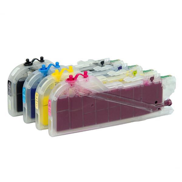 Rihac Refillable ink long style cartridges for Brother MFC-J5330DW MFC-J5730DW MFC-J6530DW MFC-J6730DW MFC-J6930DW for LC3317 LC3319 ink cartridges with USB powered chip resetter