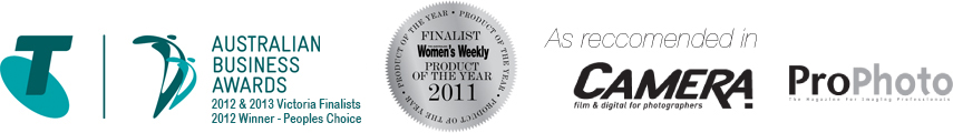 Rihac Telstra Finalist, Womens Weekly Product of the Year, Camera Pro, Photo Pro