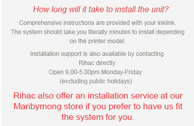 IP7260 Canon Pixma Printer with rihac CISS install