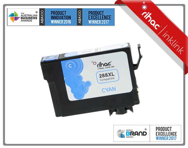 288XL Cyan Rihac Premium Ink Cartridge