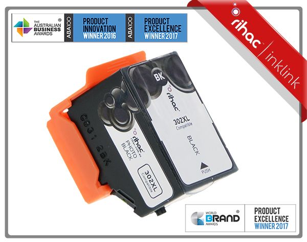 302XL Black Rihac Premium Ink Cartridge