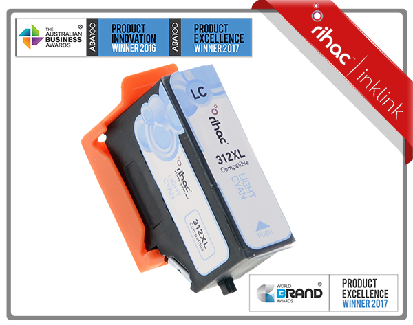 312XL Light Cyan Rihac Ink Cartridge