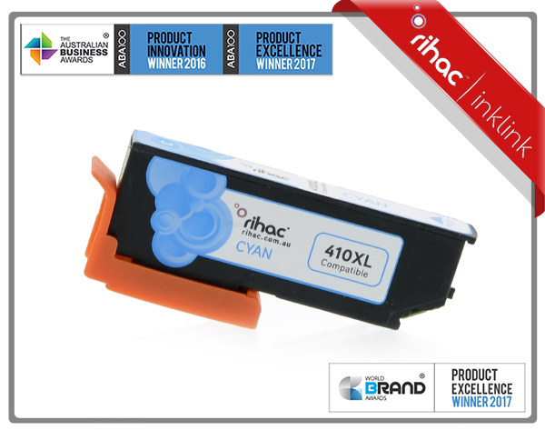 410XL Cyan Rihac Ink Cartridge