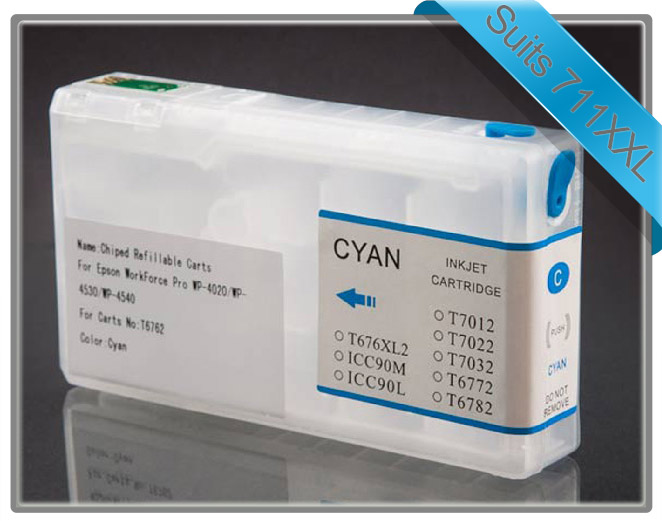 Workforce Pro 4090 & 4590 Refillable Cartridge Cyan