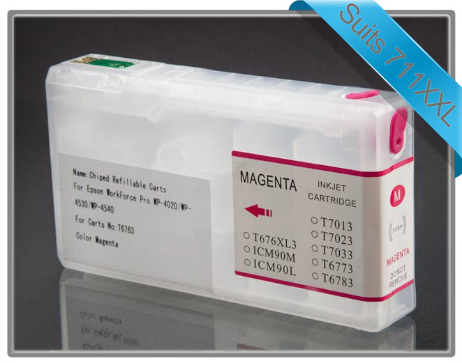Workforce Pro 4090 & 4590 Refillable Cartridge Magenta