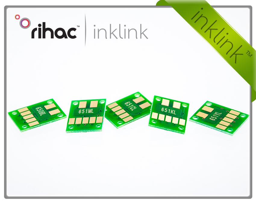 Canon 650 & 651 Compatible Chipset (5 Pack)