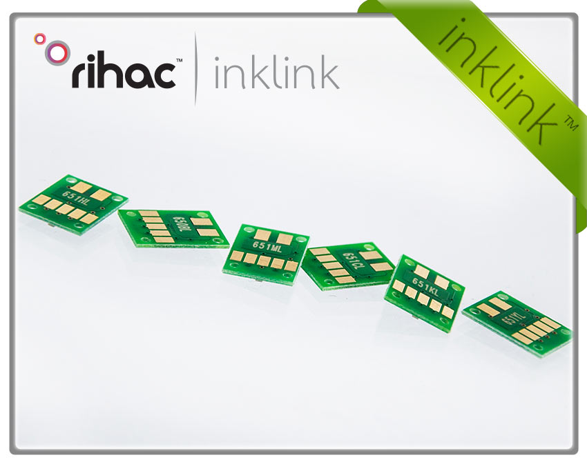Canon 650 & 651 Compatible Chipset (6 Pack)
