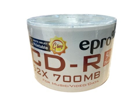 Epro CDR 50pk - White Glossy printable 52x