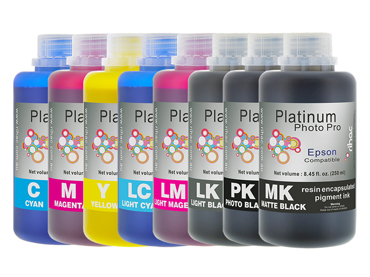 Photo Pro 8 x 250ml Pigment Ink for Epson Stylus Pro 4000