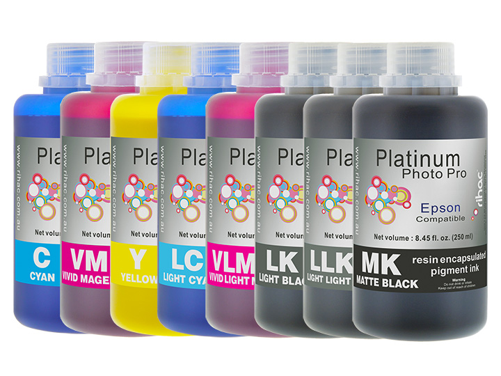 Photo Pro 8 x 250ml Pigment Ink for Epson Stylus Pro 4880 (MK Kit)