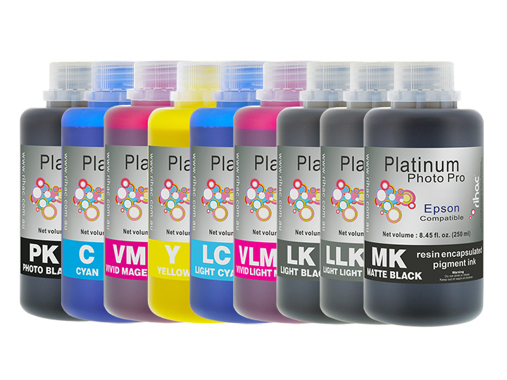 Photo Pro 9 x 250ml Pigment Ink Set - 7890