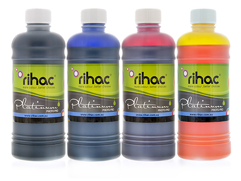 4 x 1ltr Dye Ink Set T0491-T0494 Epson compatible