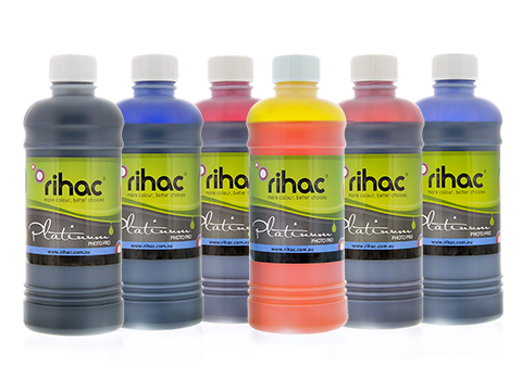 6 x 1ltr Dye Ink Set T0491-T0496 Epson compatible