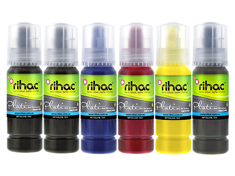 6 X 552 70ml Dye Sublimation Ink for EcoTank Printers