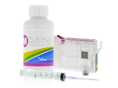 R2000 Refillable Cartridge Magenta 100ml Starter Kit