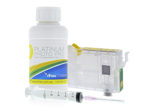 R2000 Refillable Cartridge Yellow 100ml Starter Kit