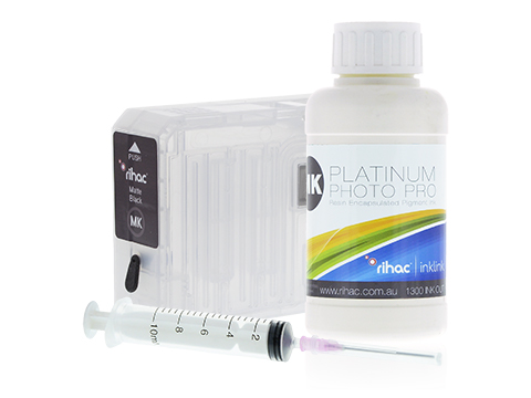 Epson 3800 Matte Black MK Refillable ink cartridge starter kit T5808 with pigment ink