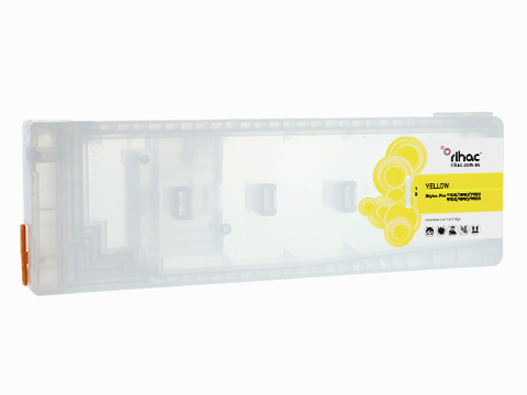 Epson Stylus Pro 9700 Yellow refillable 700ml ink cartridge with resettable chip