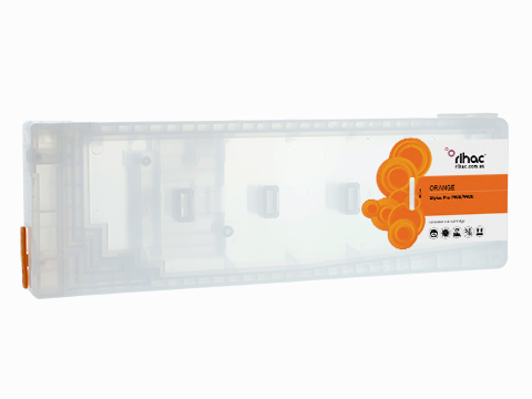 Epson Stylus Pro 9900 Orange refillable 700ml ink cartridge with resettable chip