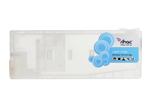 Epson Stylus Pro 7880 Light Cyan LC refillable 400ml ink cartridge with resettable chip