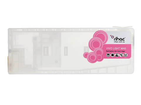 Epson Stylus Pro 7880 Vivid Light Magenta VLM refillable 400ml ink cartridge with resettable chip