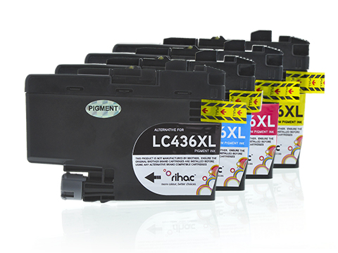 Set of LC436XL Pigment Rihac Ink Cartridge