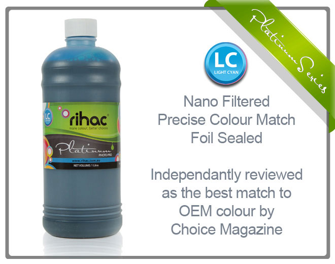1ltr Light Cyan ink 81-82N compatible