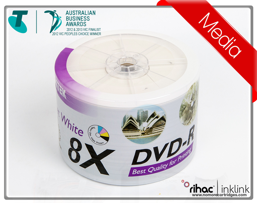 Ritek DVD-R 8x Printable 50pk